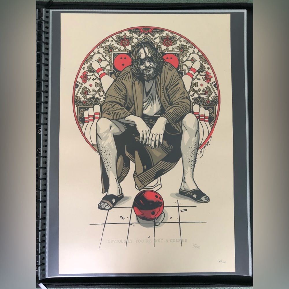 Tyler Stout Big Lebowski Print